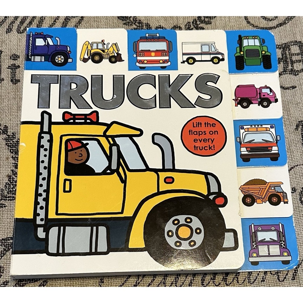 Lift-the-Flap Tab: Trucks: An Interactive - Board Book